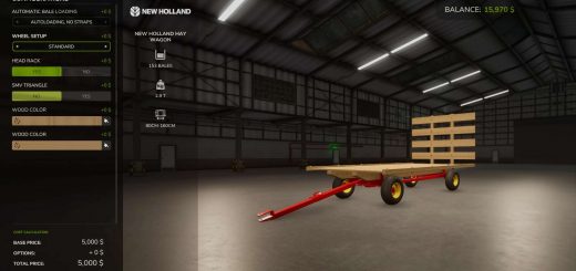 New Holland Hay Wagon v1.0