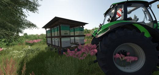 Old trailer with beehives V1.0.0.1