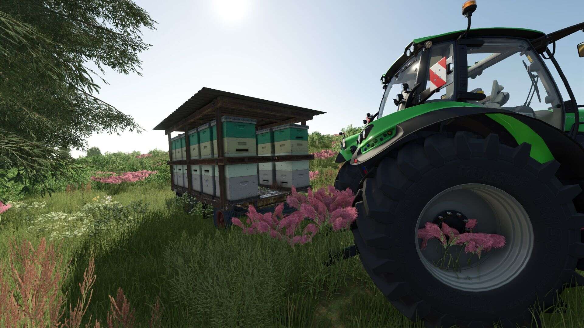 Old trailer with beehives V1.0.0.1
