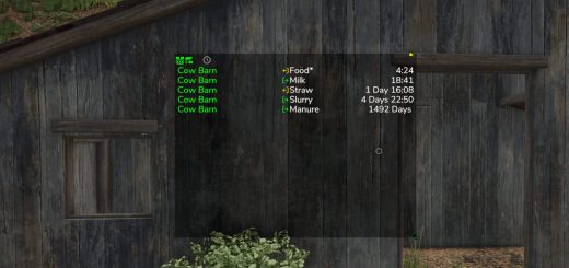 Production Info Hud v1.2.0.0