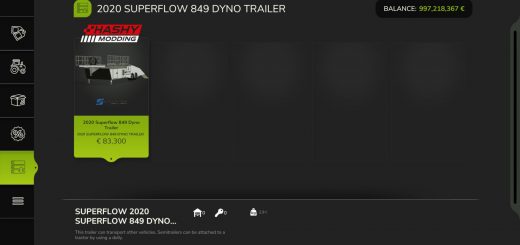 2020 Superflow 849 Dyno Trailer v1.0