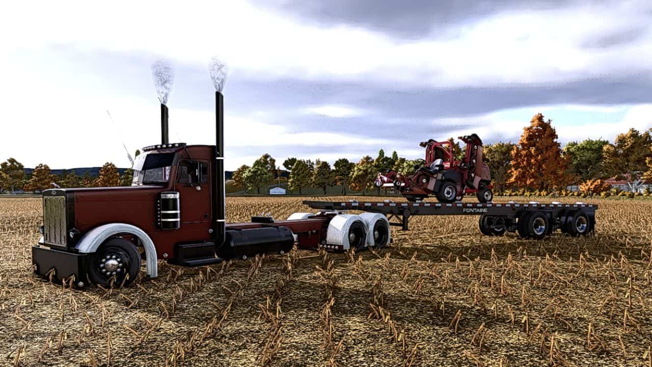 2025 Fontaine Flat Deck Trailer v1.0