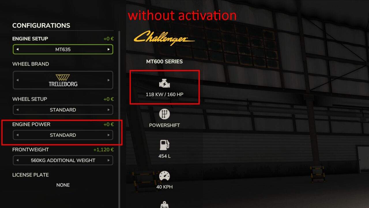 Adjustable Engine Power V1.0