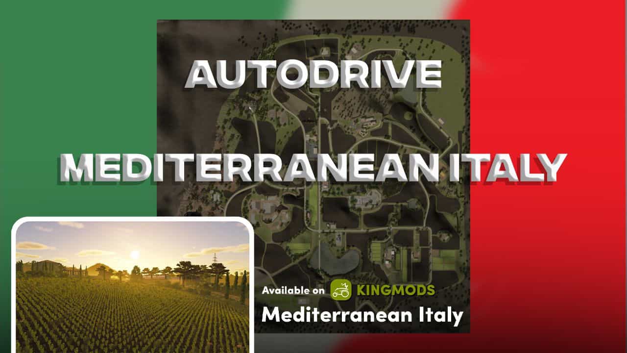 AutoDrive Meditteranean Italy v1.0