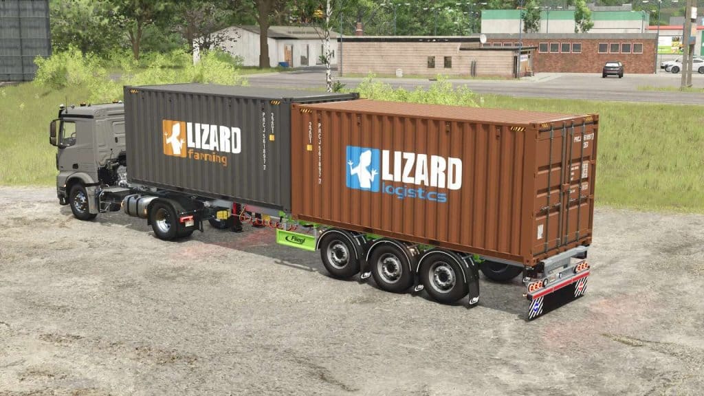 Fliegl Shipping Container Pack v1.0 | FS25 Mod Download