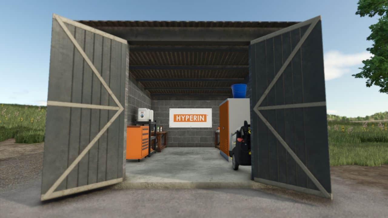 HYPERIN Tool Shed With Pressure Washer V1.0