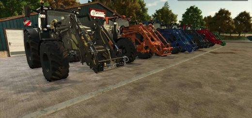 John Deere 6R Large Frame with 600R front loader v1.0