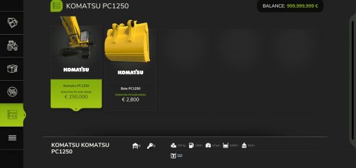 Komatsu PC 1250 v1.0