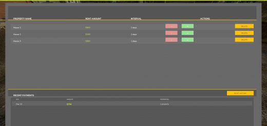 Rent Income Manager v1.0