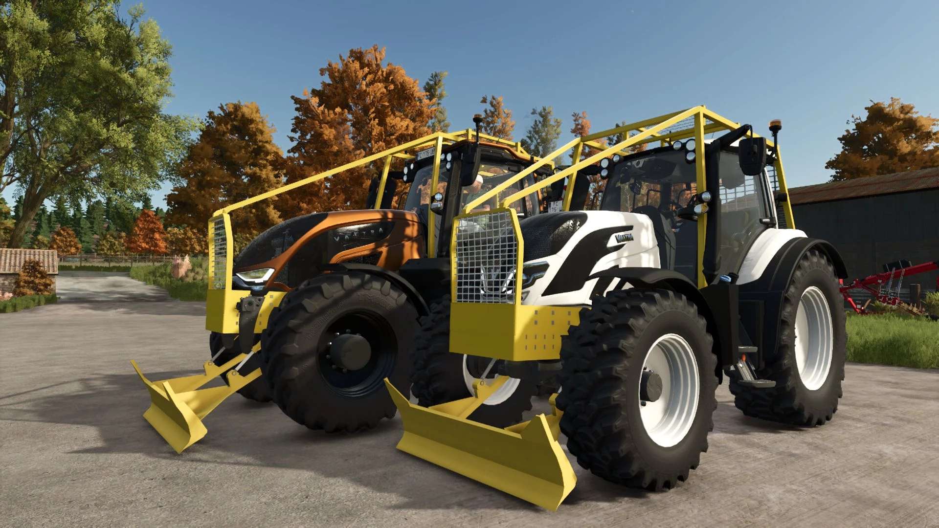 Valtra forestry tractor pack v1.0