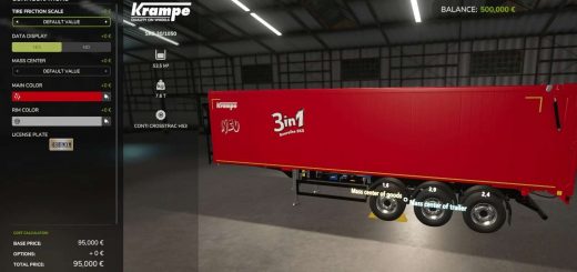 Vanilla Semitrailer Adjustment v1.0