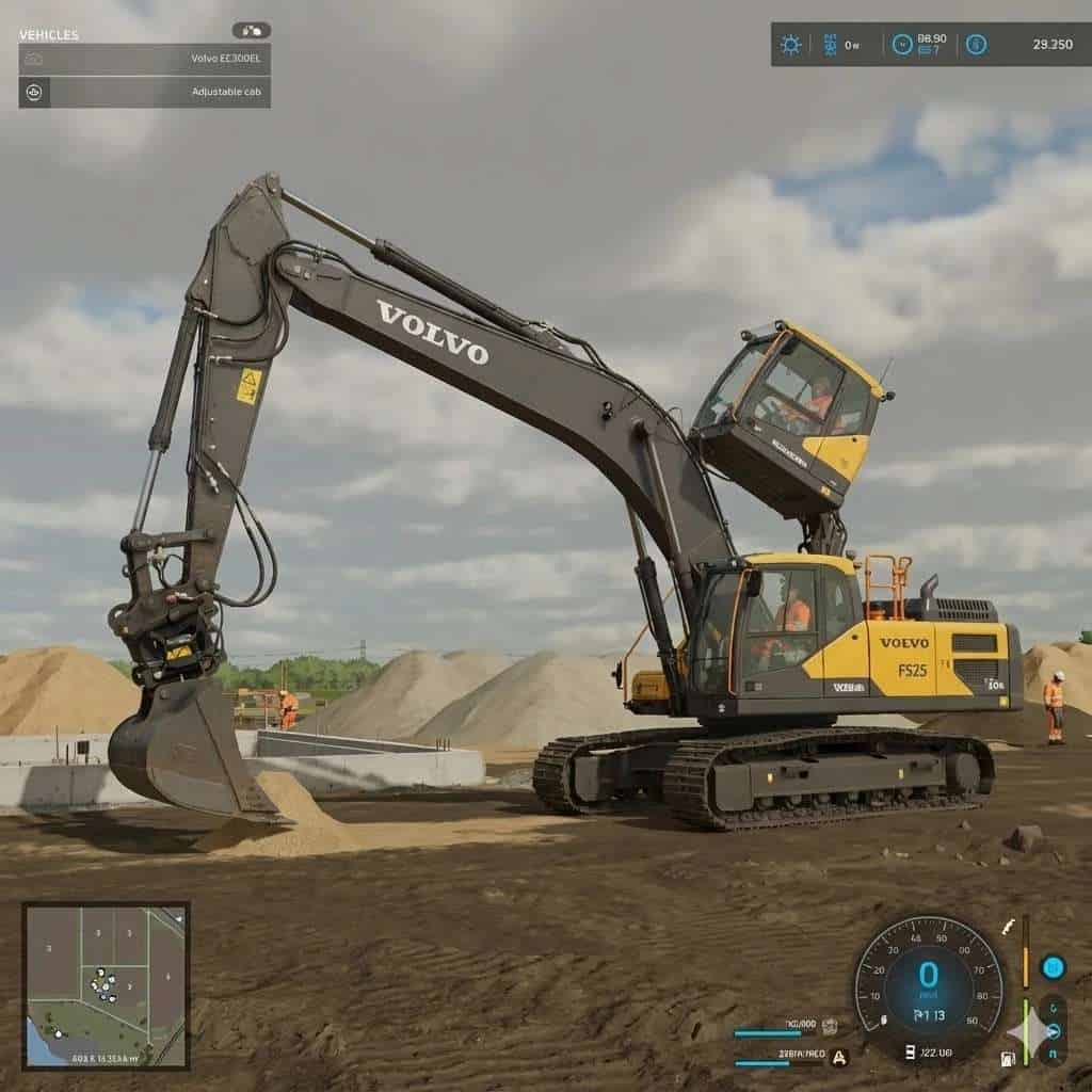 Volvo EC300EL VA verstellkabine v1.0.0.1