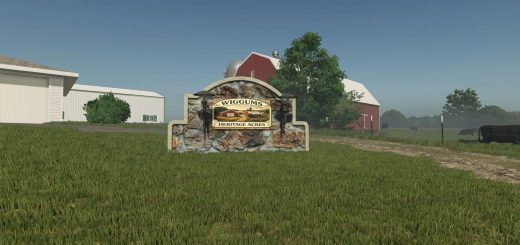 Wiggums Heritage Acres Farm Sign v1.0
