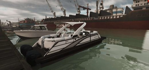 2025 Bennington Q Line Pontoon Boat And Trailer v1.0