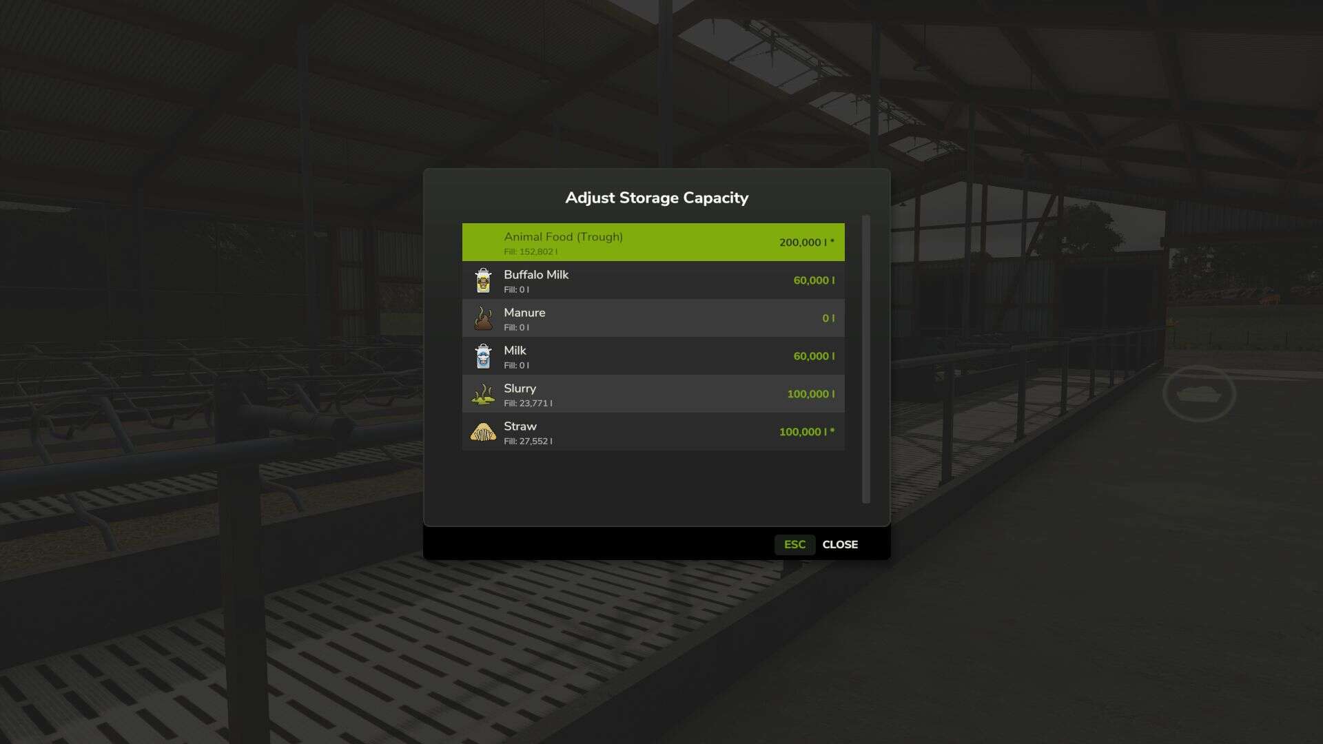 Adjust Storage Capacity BETA v1.0