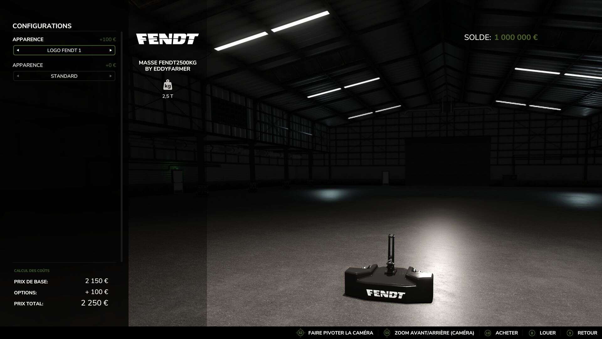 Fendt weight v1.0