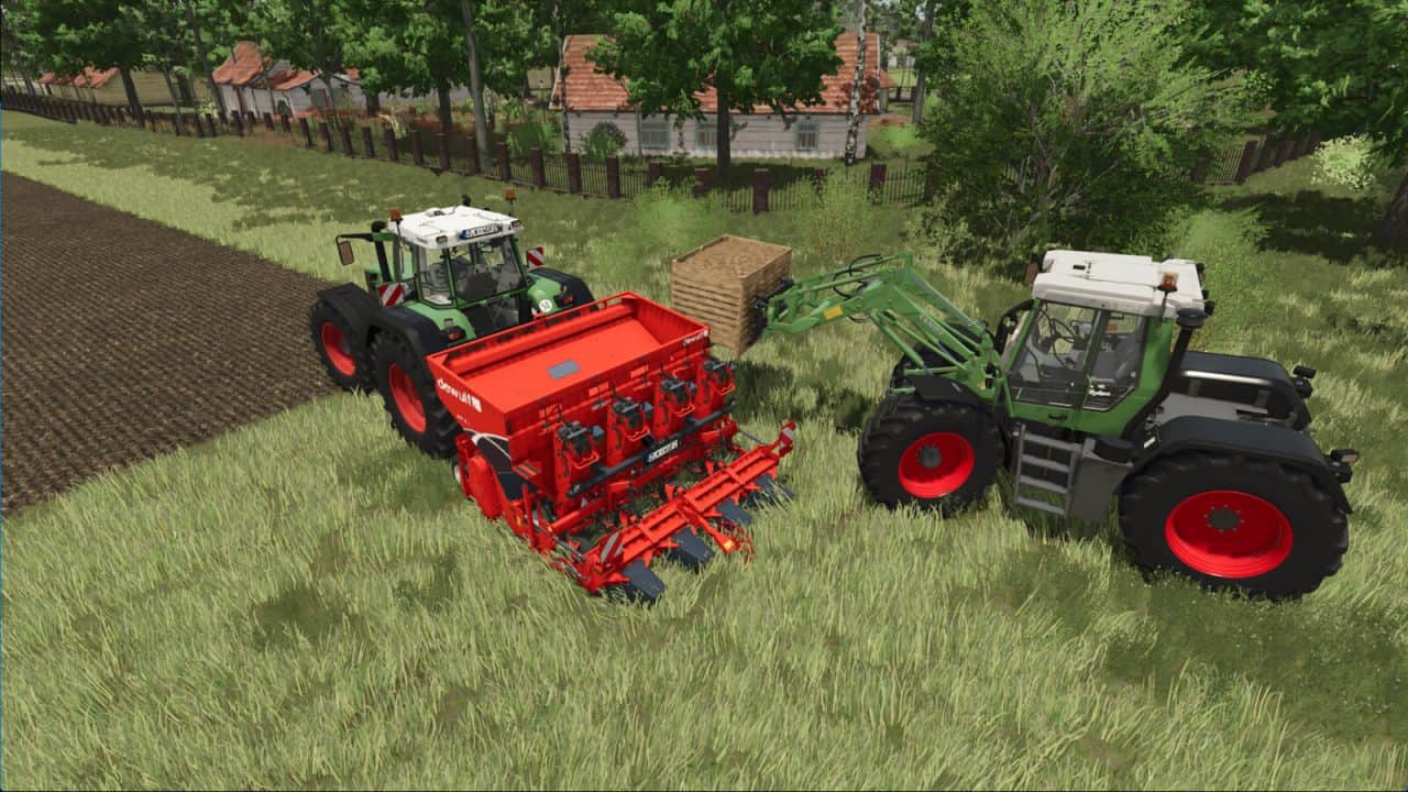 Grimme Receiving Hopper With Automatic Pallet Stacking v1.0