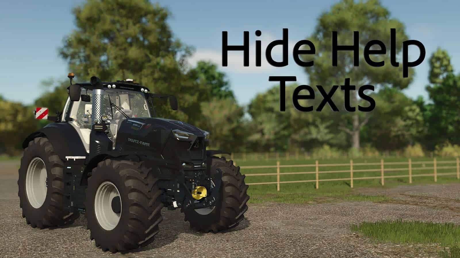 Hide Help Texts v1.0