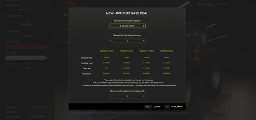 Hire Purchasing v1.0.0.9