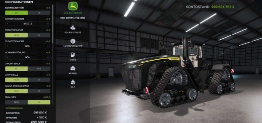 John Deere 9RX 710–830 Signature Edition v1.0.2