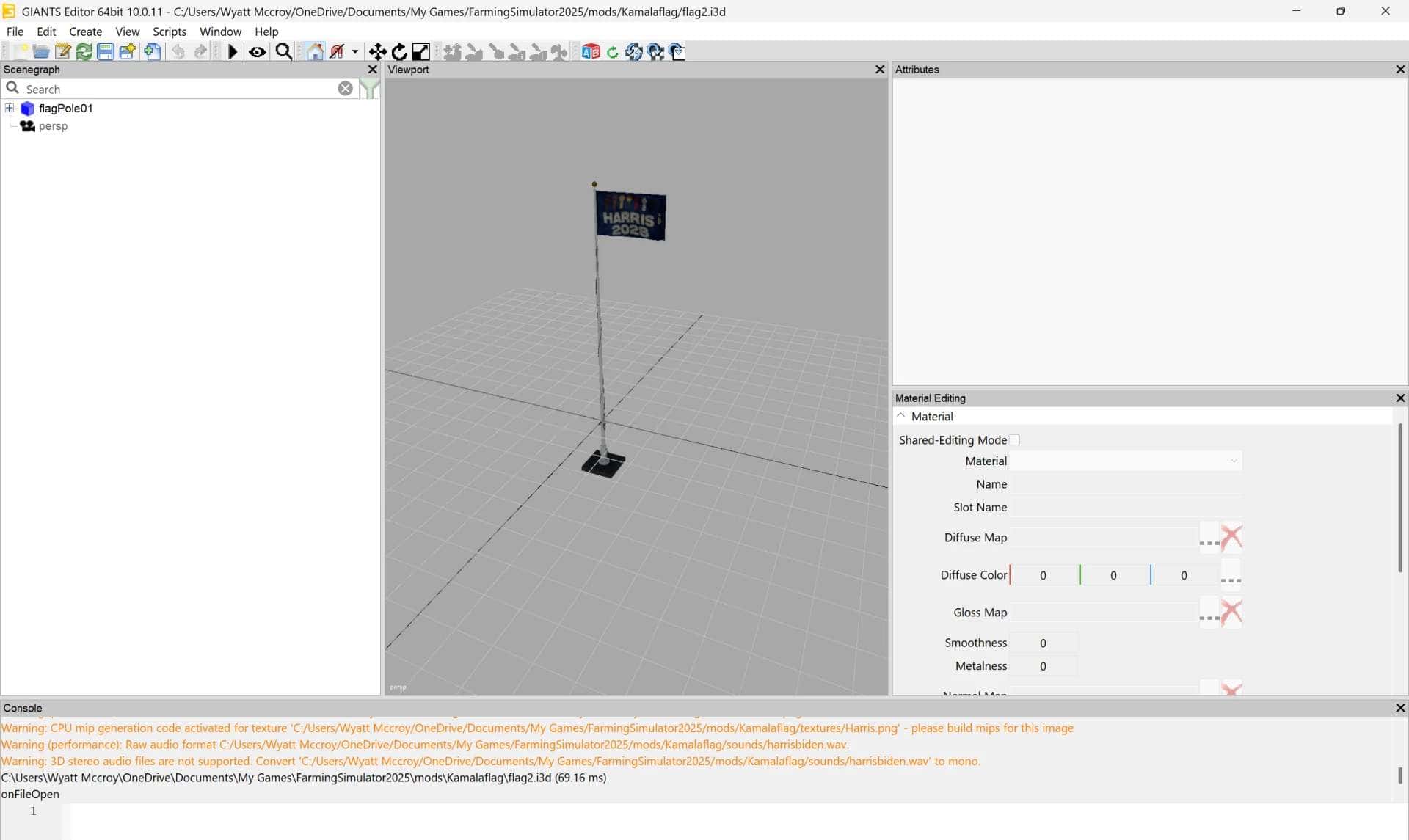 Kamala Harris 2028 Flag v1.0