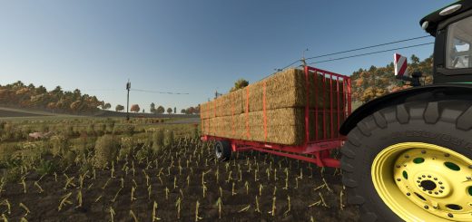 Old flatbed trailer La Campagne v1.0