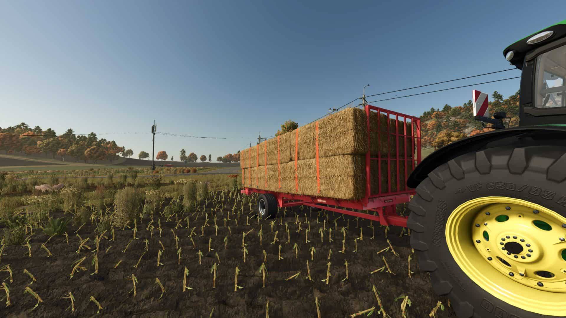 Old flatbed trailer La Campagne v1.0