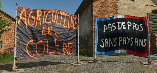 Placeable flag No. 2 agricultural event V1.0