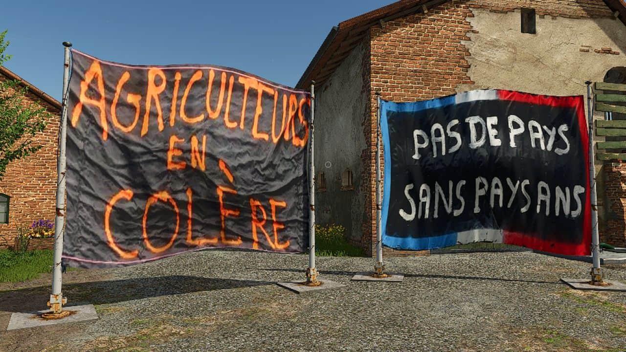 Placeable flag No. 2 agricultural event V1.0