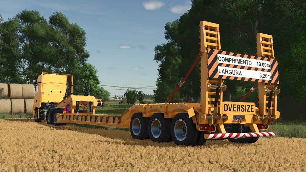 Randon Low Loader Movable Neck v1.0
