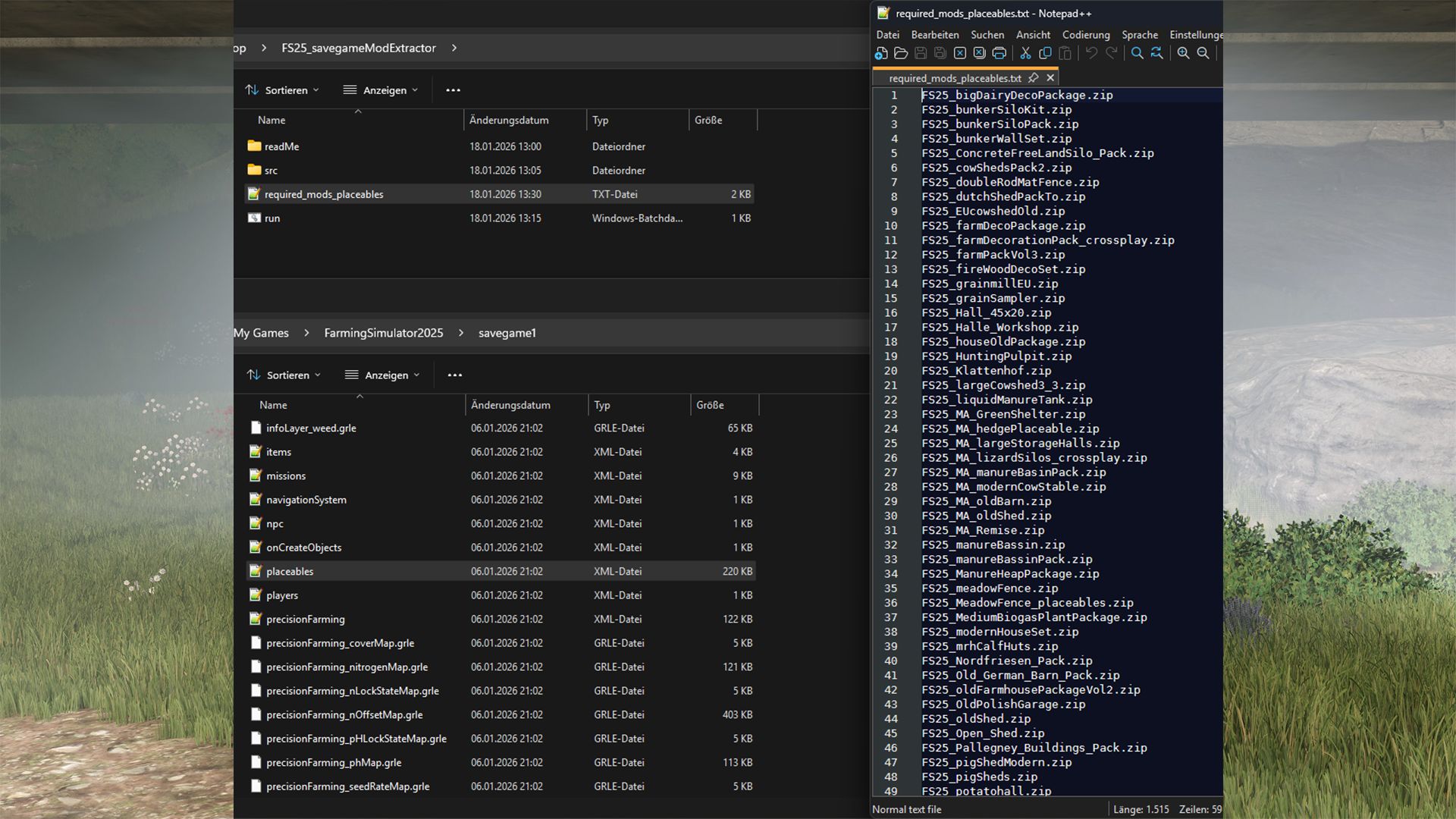 Savegame Mod Extractor v1.0