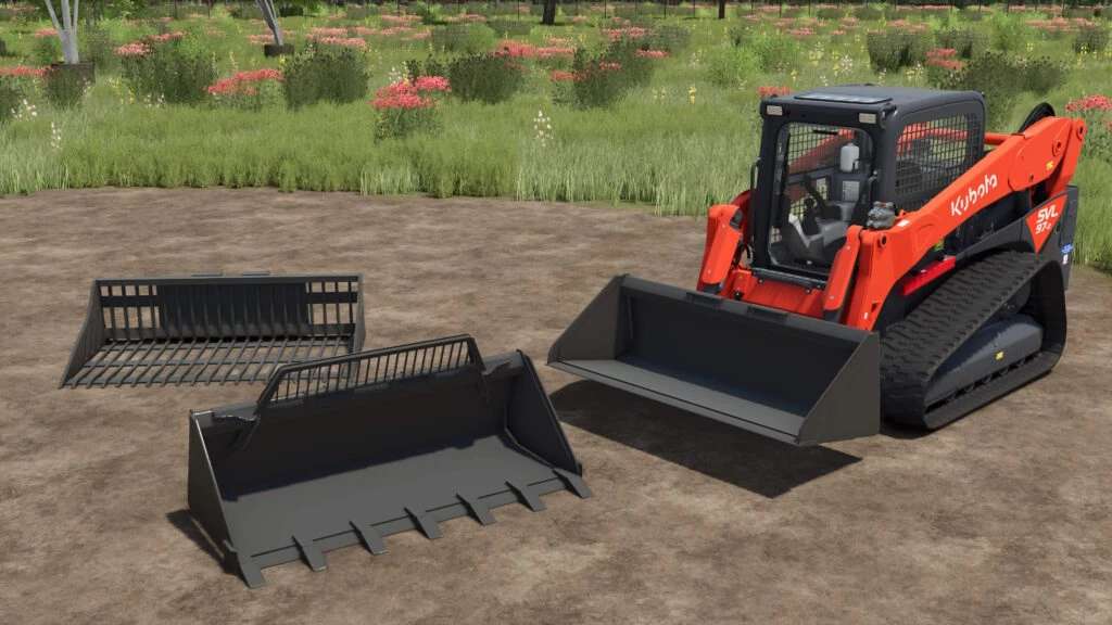 Skid Steer Buckets Terrafarm Ready v1.0