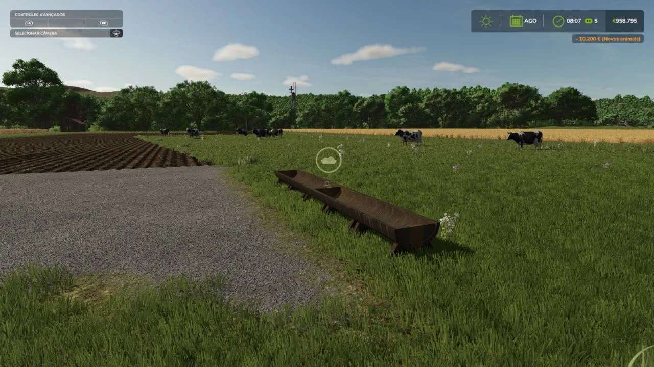 Trough to decorate pasture v1.0