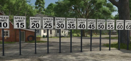 US Speed Limit Sign v1.0
