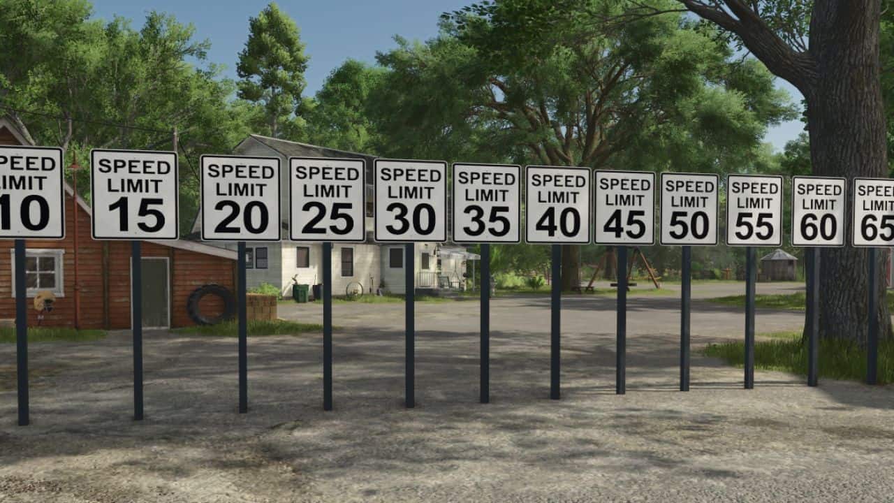 US Speed Limit Sign v1.0