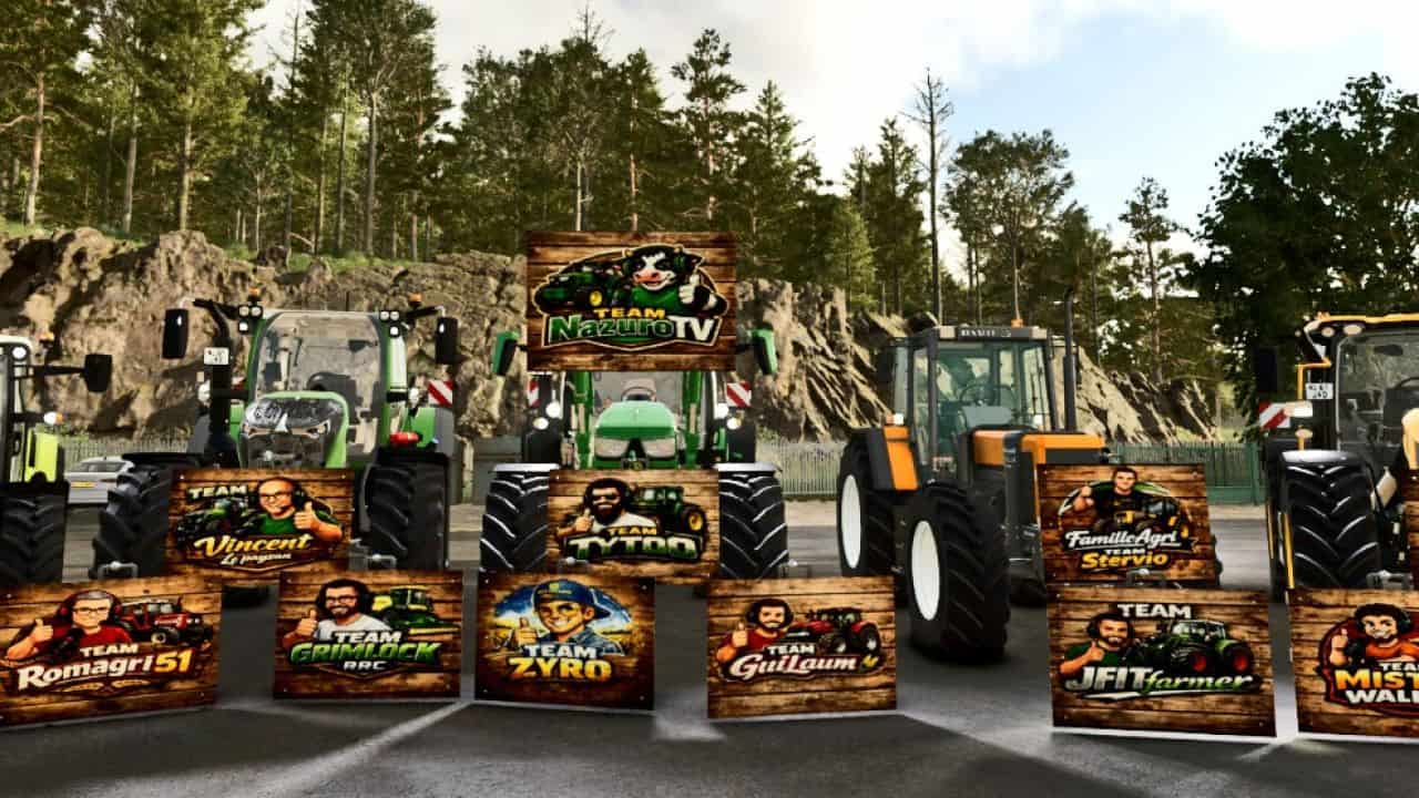 “Support your streamer” signs #1 v1.0