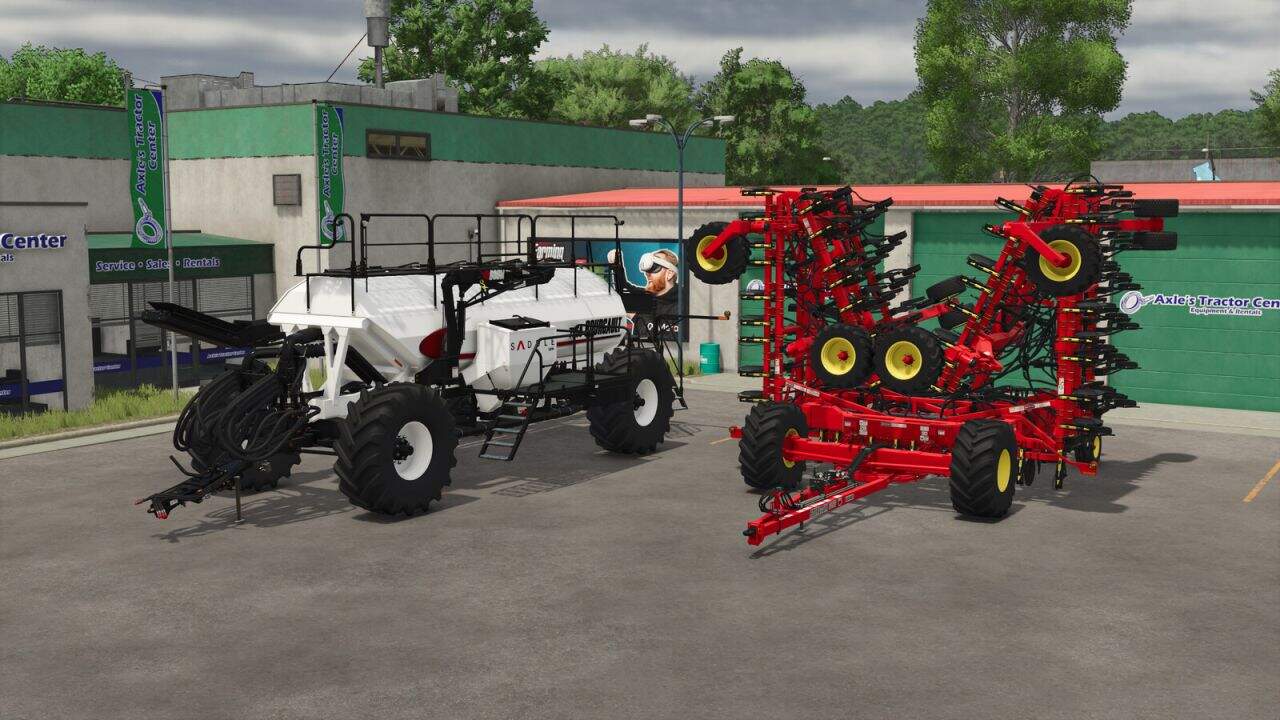 Bourgault 3320-76 Paralink Hoe Drill + 7950 Air Cart v2.0