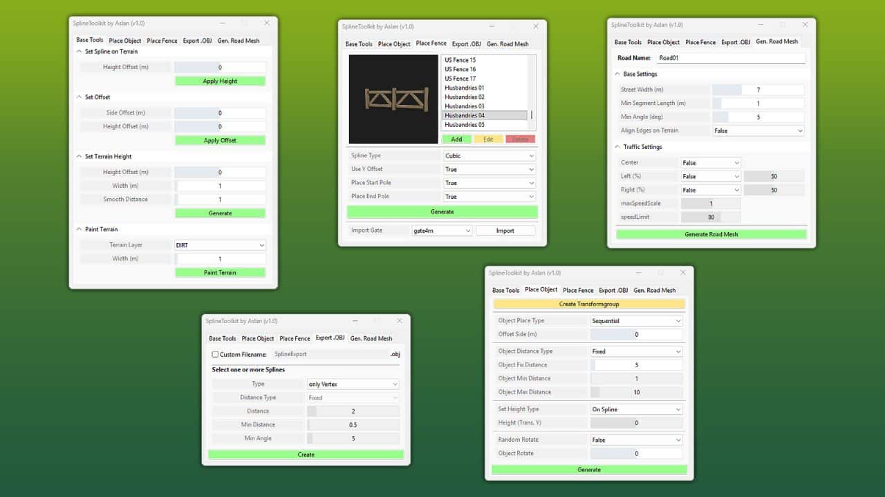 GE10 Script – SplineToolkit v1.0
