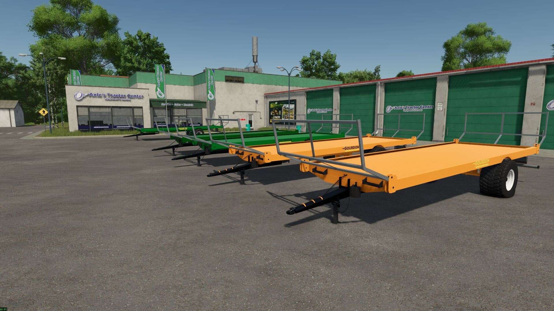 Gourdon semi-mounted tray v1.0