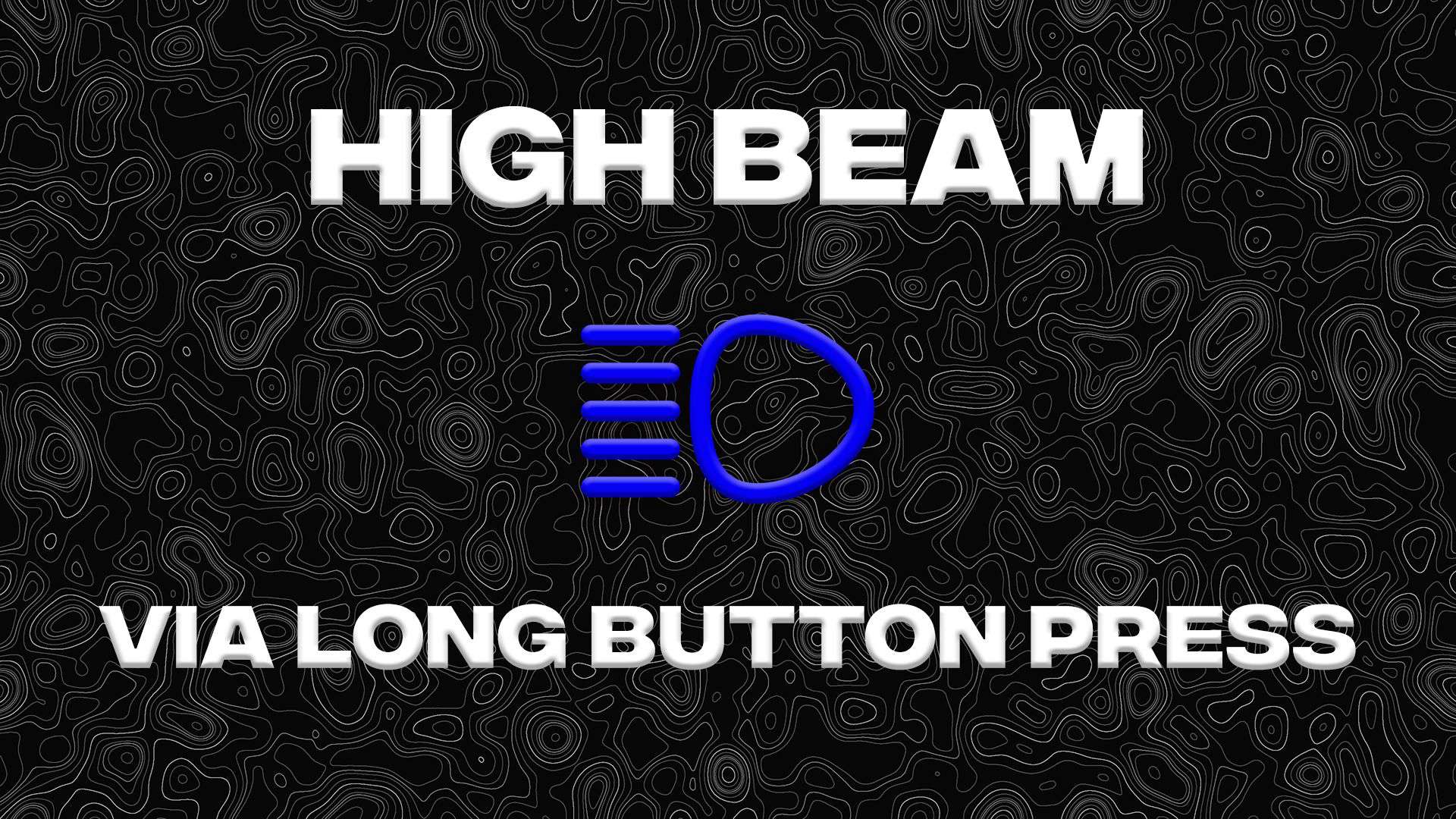 High beam via long button press v1.0