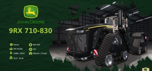John Deere 9R 710-830 Signature Edition