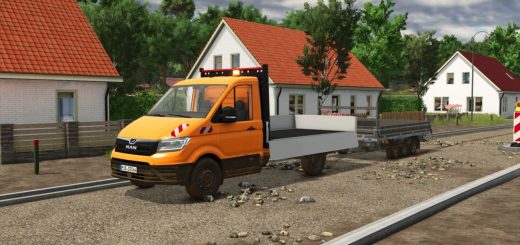 MAN TGE Flatbed v1.2
