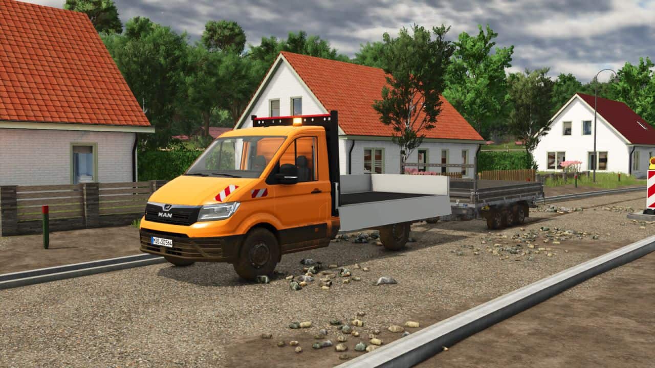 MAN TGE Flatbed v1.2