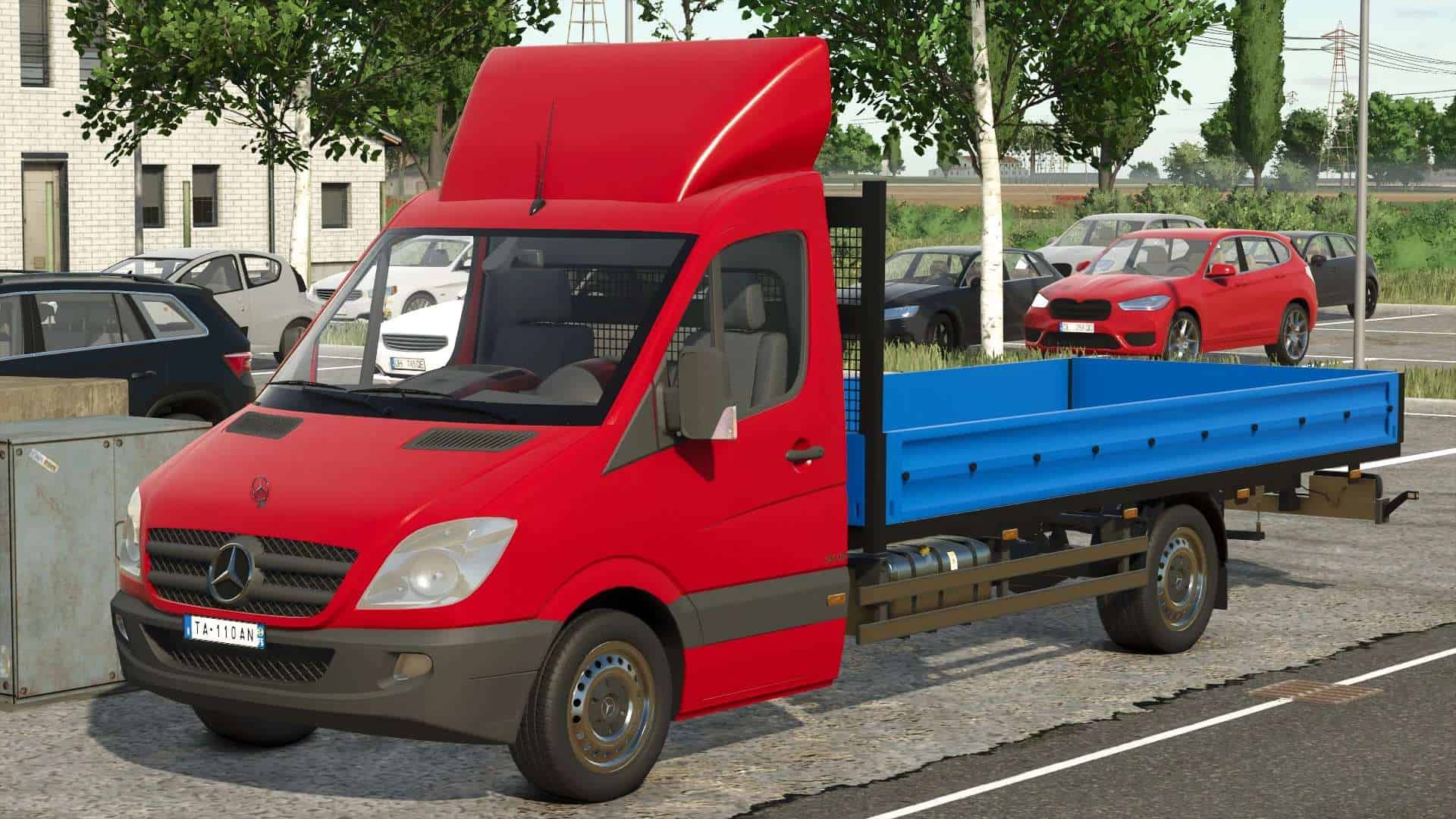 Mercedes Benz Sprinter Pickup & Trailer v1.0