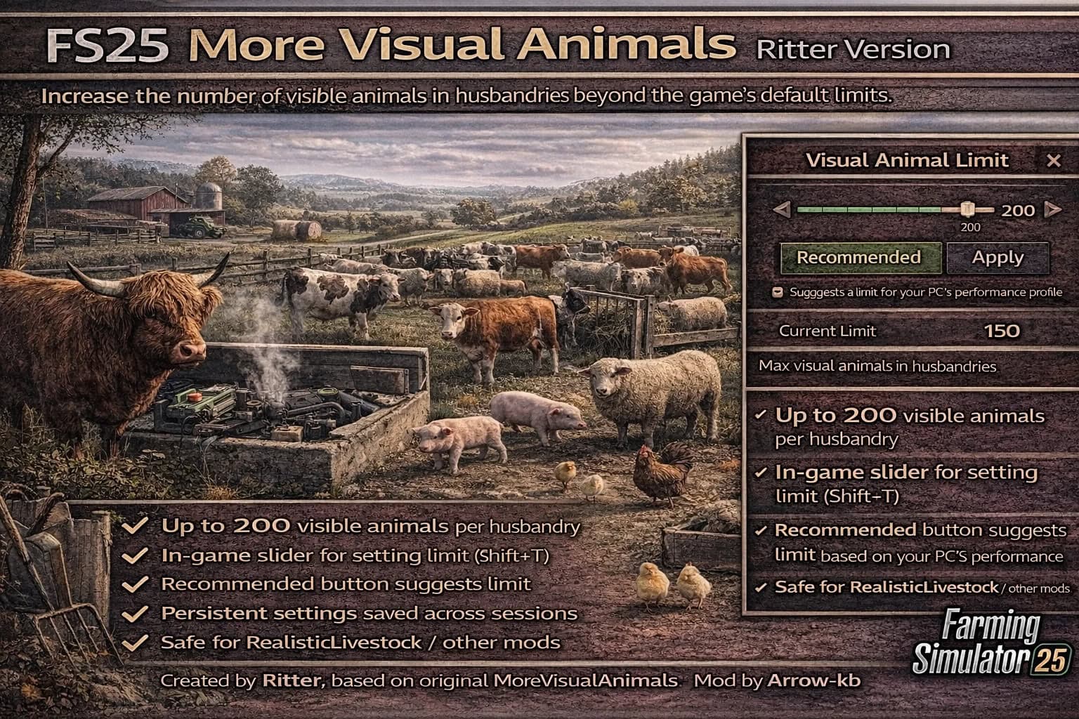 More Visual Animals Ritter version v1.0.1
