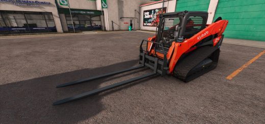 Pallet w Tension Belts & Long Pallet Forks v1.0