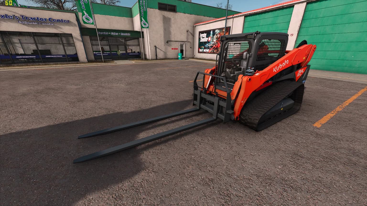 Pallet w Tension Belts & Long Pallet Forks v1.0