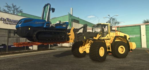 Pallet with Tension Belts & Long Pallet Forks v1.0