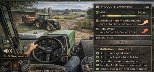 Physics mod for Fendt Favorit 800_900 Series v1.0