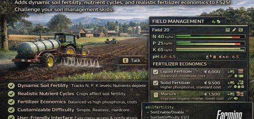 Realistic Soil & Fertilizer v1.0.1.3